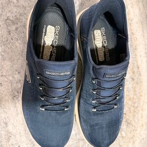 Skechers Women’s Navy Slip-On Sport Sneakers